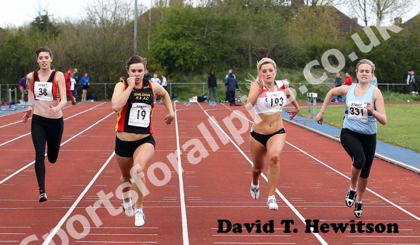 Womens 100 metres, Shildon.